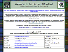 Tablet Screenshot of houseofscotland.org