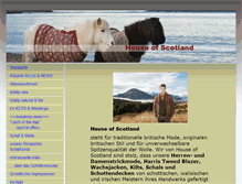 Tablet Screenshot of houseofscotland.at